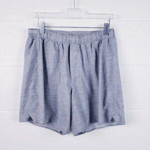 Lululemon Surge Shorts Lined 6" Inseam Gray Athletic Shorts M7AB2S Men's Large